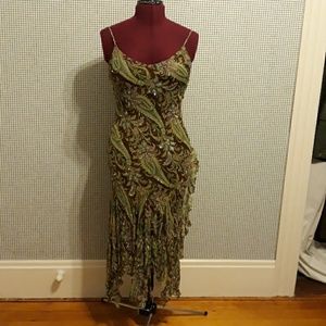 Beaded cocktail dress